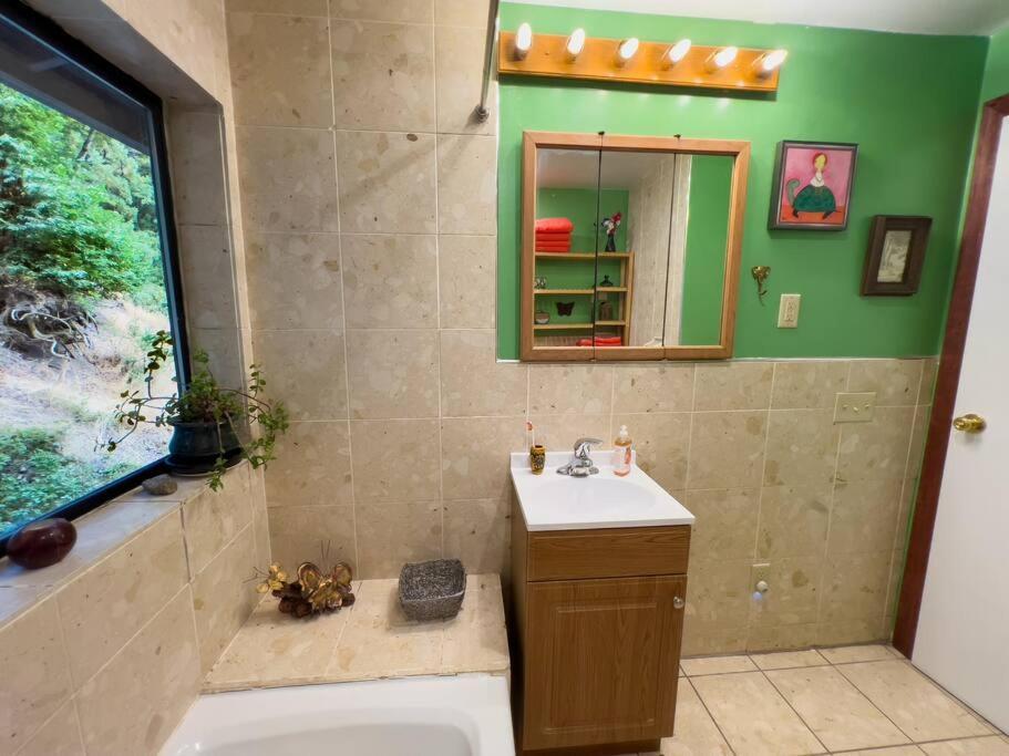 가버빌 Little House In The Redwoods With A Hot Tub! 아파트 외부 사진