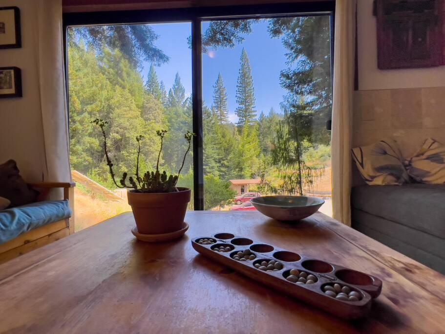 가버빌 Little House In The Redwoods With A Hot Tub! 아파트 외부 사진
